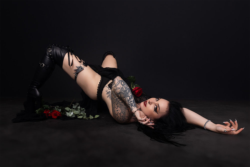 Boudoir-Momente, ästhetische Aktfotografie oder erotische Portraits