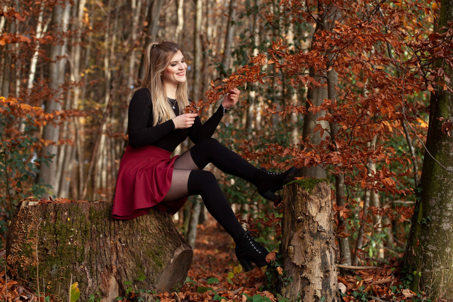 Fotoshooting im Herbst